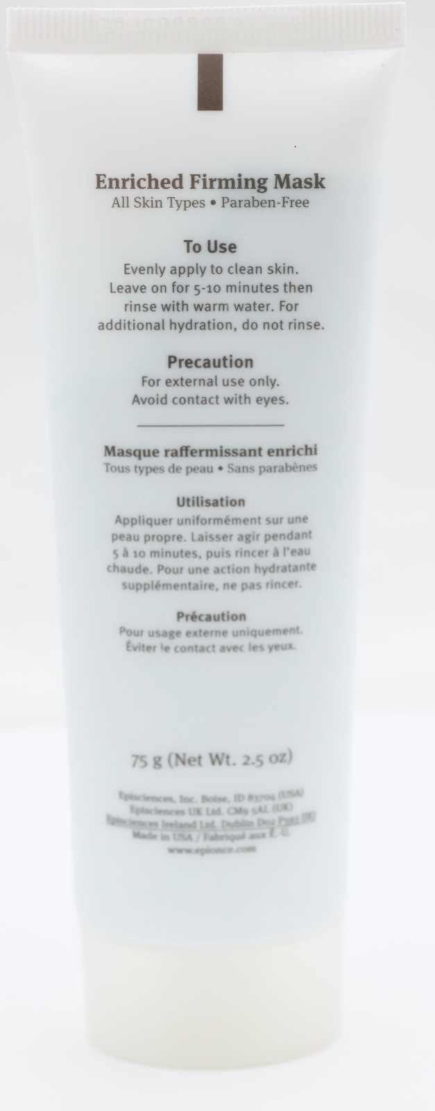 Epionce Enriched Firming Mask Hydrate Calm NIB 2.5 oz/ 75g Exp 04/28