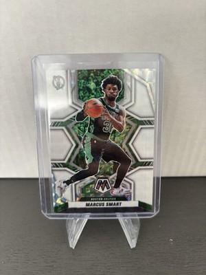 2021-22 Panini Mosaic - Marcus Smart #73 White Mosaic Prizm /25