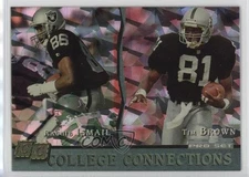 1993 Pro Set College Connections Tim Brown Rocket Ismail #CC4 HOF 0u9w