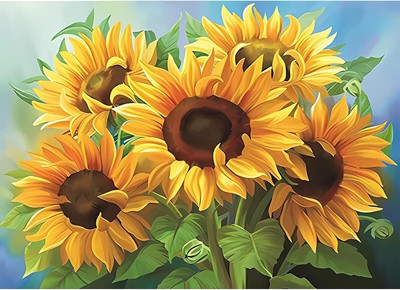 Sonnenblume Diamond Painting Bilder, 5D Sonnenblume Diamant Painting Bilder
