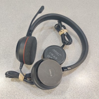 Jabra Evolve 20 Stereo UC USB-C Wired Headset 4999-829-289 HSC016 - Used