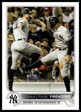 2022 Topps #399 Fenway Park Fireworks