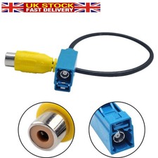 For Mercedes Comand NTG2.5 & NTG4 Aftermarket Camera RCA Phono To Fakra Cable UK
