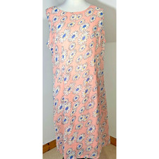 Lindy Bop Shift Dress Floral Pink & White Daisy Amy May Size 10 Tea Dress Tunic