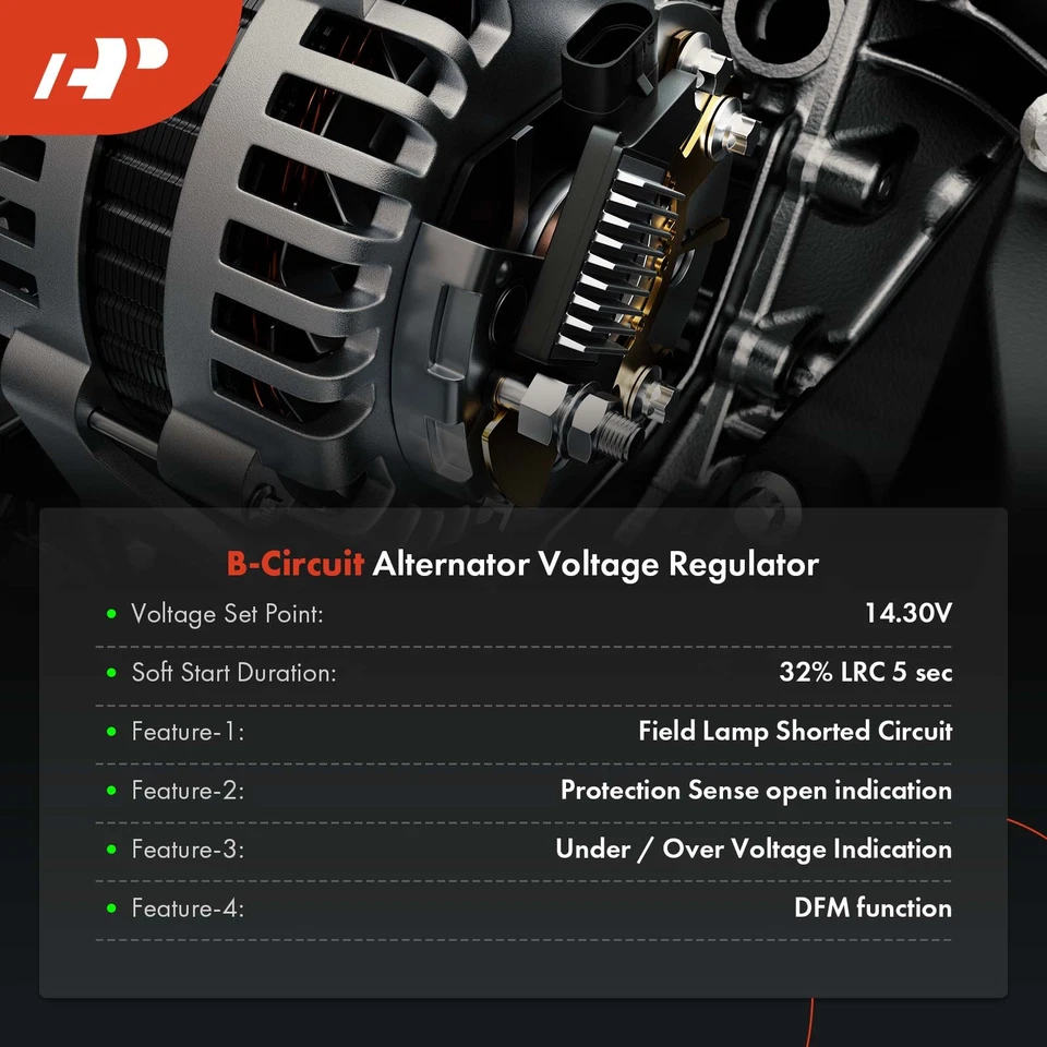 Regulador alternador A-Premium 14,3 V para Toyota Camry Corolla Sienna Lexus ES350 Foto 2 de 4