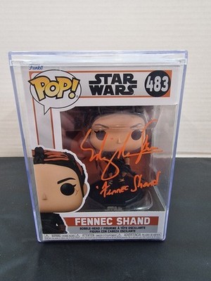 Fennec Shand Funko #483 w/ Ming Na Wen **Auto** **Beckett Certified** Hard Case