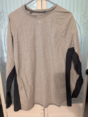 2 Bulwark FR Flame Resistant Shirts Mens XL Gray Long Sleeve Mesh Side 