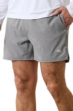 Tommy Bahama Men's Maui Breaker Swim Shorts Trunks in Fog Grey Size XL