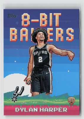 Dylan Harper #8B-32 2025-26 Topps 8-bit Ballers Rookie RC SPurs