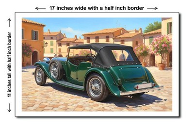 1934 Alvis Speed 20 Sports Tourer - 11x17 Poster Art Print