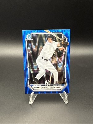 2026 Bowman Chrome 1st TJ Rumfield Blue Raywave Refractor /150 BCP-134