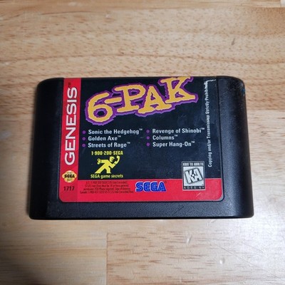 Genesis 6-Pak Sega Genesis, 1995 - Tested