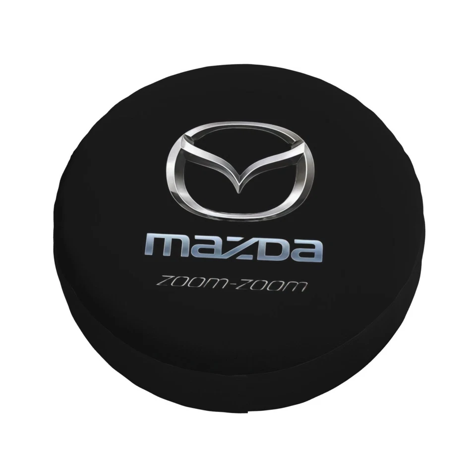 Mazda 17 inch Spare Tire Cover Heavy Duty Protection and Weatherproof - Image 3 of 4