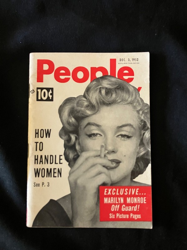 1952 Marilyn Monroe PEOPLE TODAY Mini Magazine TOP MM COLLECTOR Free Shipping!