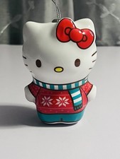 Hello Kitty Christmas Ornament Sanrio Red Sweater  Scarf Holiday Tree D cor