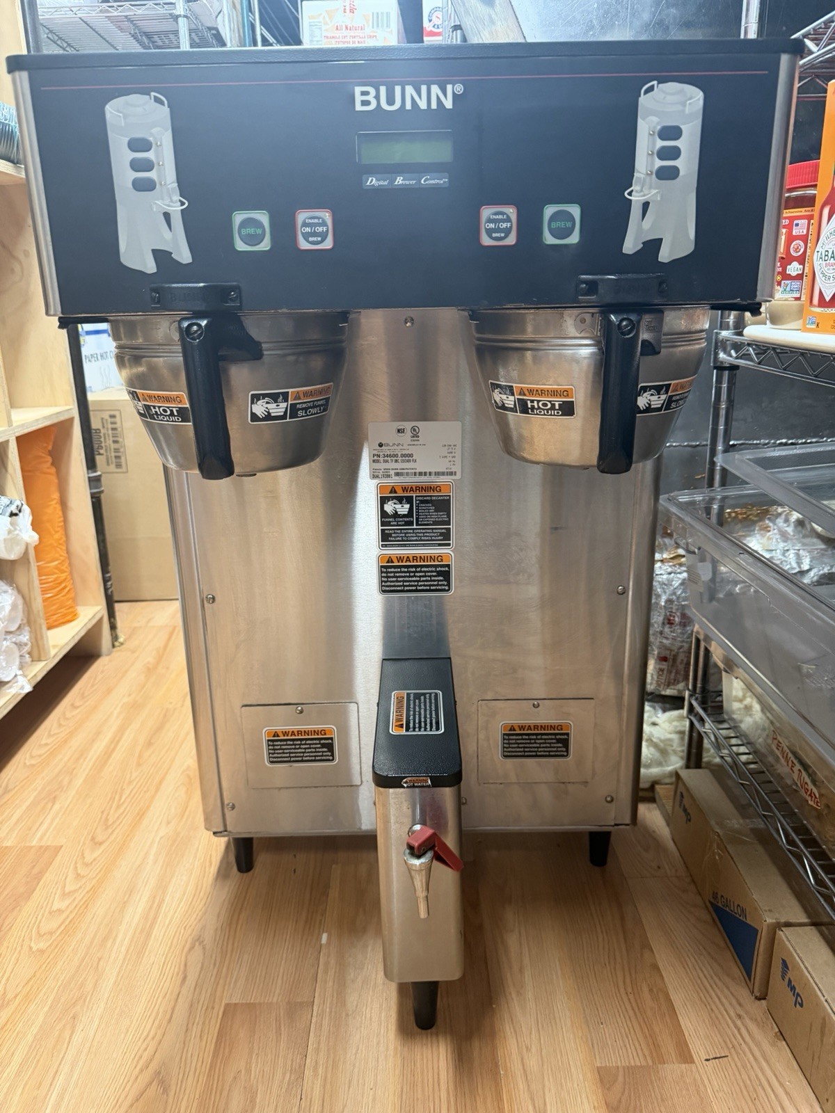 BUNN 34600.0000 34600.0000 Dual Tf Dbc® Brewwise®  Coffee Brewer WITH URNS