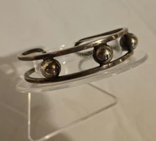 HANDCRAFTED SCHROTH VINTAGE STERLING SILVER BRACELET