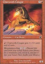 Chartooth Cougar~84/143~LP~Scourge~MTG