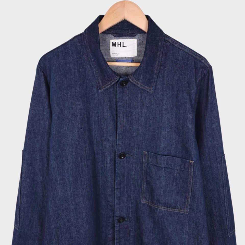 MHL MARGARET HOWELL Men's Canton Overalls Made in Japan Denim Chore Jacket — 第 2/4 张图片