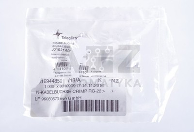 TELEGARTNER J01021A0146 N connector Socket, straight 50 Ω ! NEW ! *nz