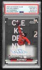 2024 Topps Stadium Club Auto Wilyer Abreu #SCBA-WA PSA 8 Auto v1x