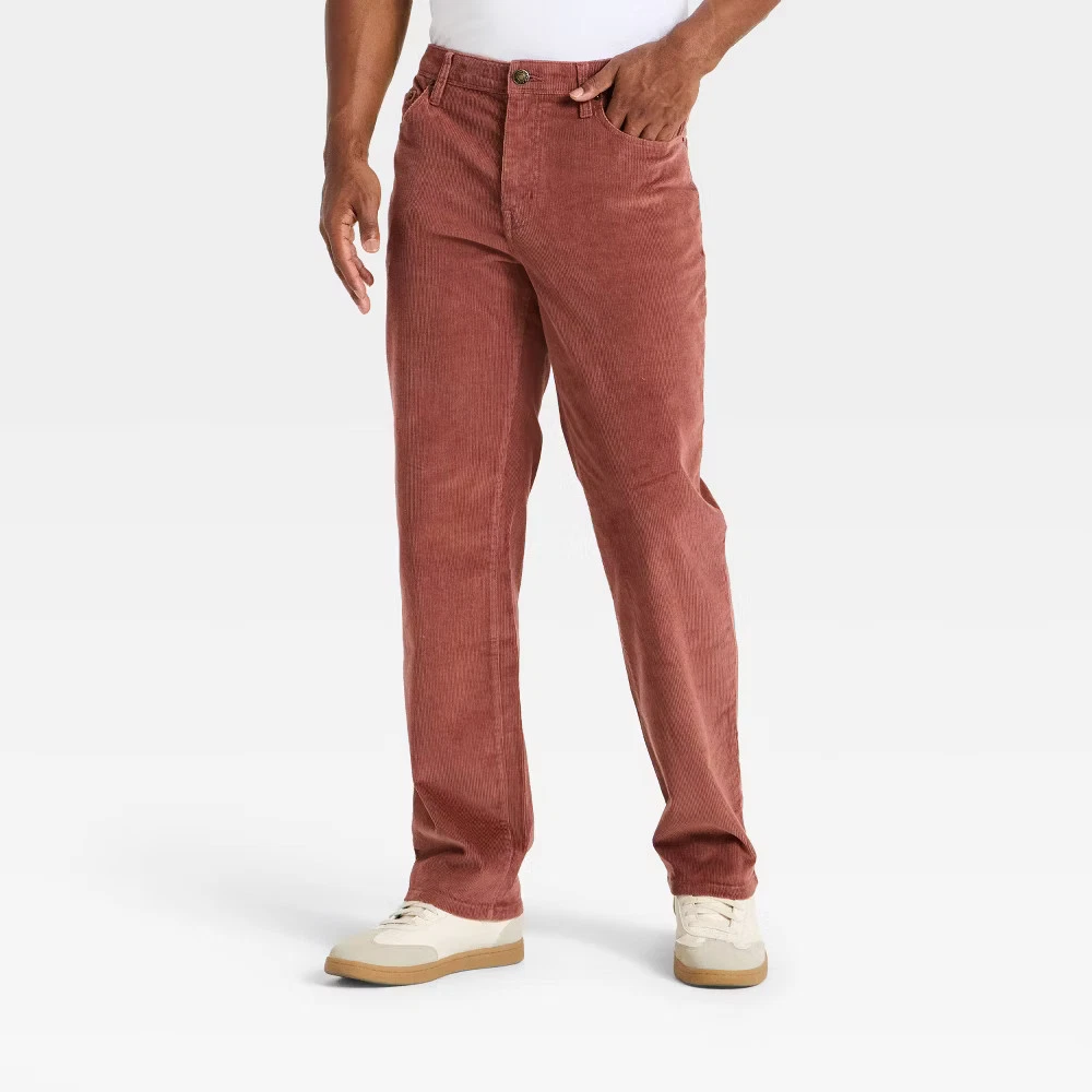 Corduroy Pink Pants for Men for sale - eBay
