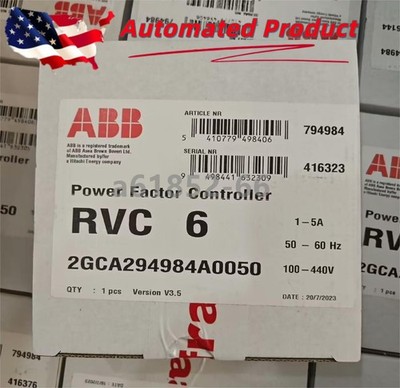 1PC Brand New ABB RVC-6 2GCA294984A0050 POWER FACTOR CONTROLLER Fast Shipping