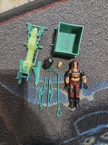 G.I. Joe Zartan Action Figure with Swamp Skier 1984