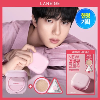 LANEIGE Neo Cushion The Glow 15g K-Beauty Radiant Glass Skin Foundation 7 Shades