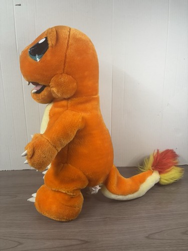 1999 16" Tall Nintendo Game Freak Pokemon Charmander Plush Play by Play Toys - Picture 3 of 7
