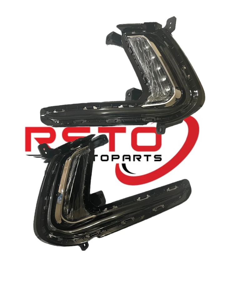 Luz antiniebla LED DRL doble función señal de giro Fit 2016 2017 2018 Hyundai Elantra Foto 4 de 4