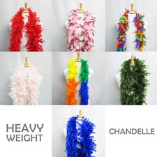 Perial Co Heavy Weight Chandelle Feather Boa 72in Long for Costumes Theatre
