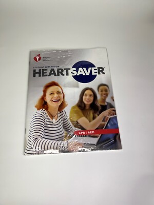 SEALED AMERICAN HEART ASSOCIATION HEARTSAVER CPR AED TRAINING STUDENT ...