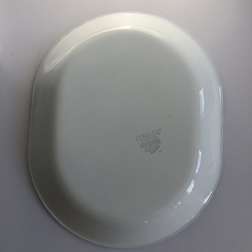 Corelle By Corning Pink Trio Serving Platters 12" Swirl Rim Design Set of 2 - Picture 18 of 21