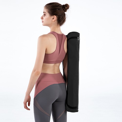 Yogamattentasche durchgehender Reißverschluss Training Fitnessstudio Tragetasche verstellbare Schulter P3V1 - Bild 10 von 12