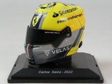 Spark Helmet Carlos Sainz Jr F1 Ferrari Monza Italy GP 2022 1/5 SPARKED134
