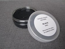 BLACK Leather Colour Restorer LOTUS Car Seats Leather Upholstery Repair Balm Dye