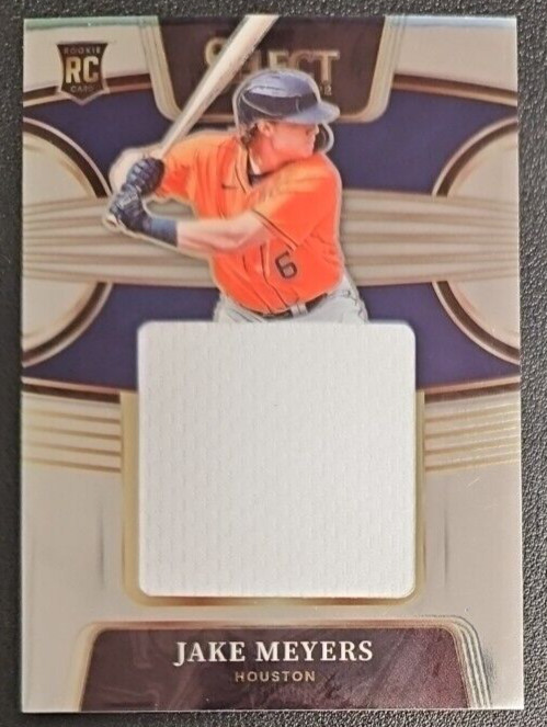 2022 Panini Select Jake Meyers Rookie Jumbo Swatch RC Jersey Relic Card RJS-ME