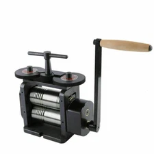Manual Combination Rolling Mill Machine Jewelry Metal Tools Equipment 130mm 4:1