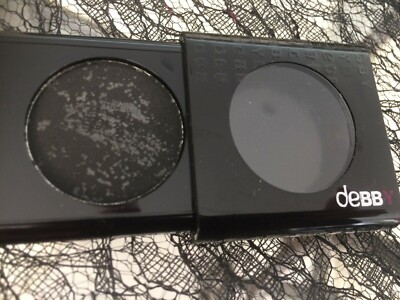 Debby Colorcase Eyeshadow Mono Rich in Pigments 02 Black Silver