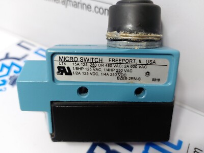 Honeywell BZE6-2RN-S Micro Switch L74 15A 125, 250 OR 480 VAC; 2A