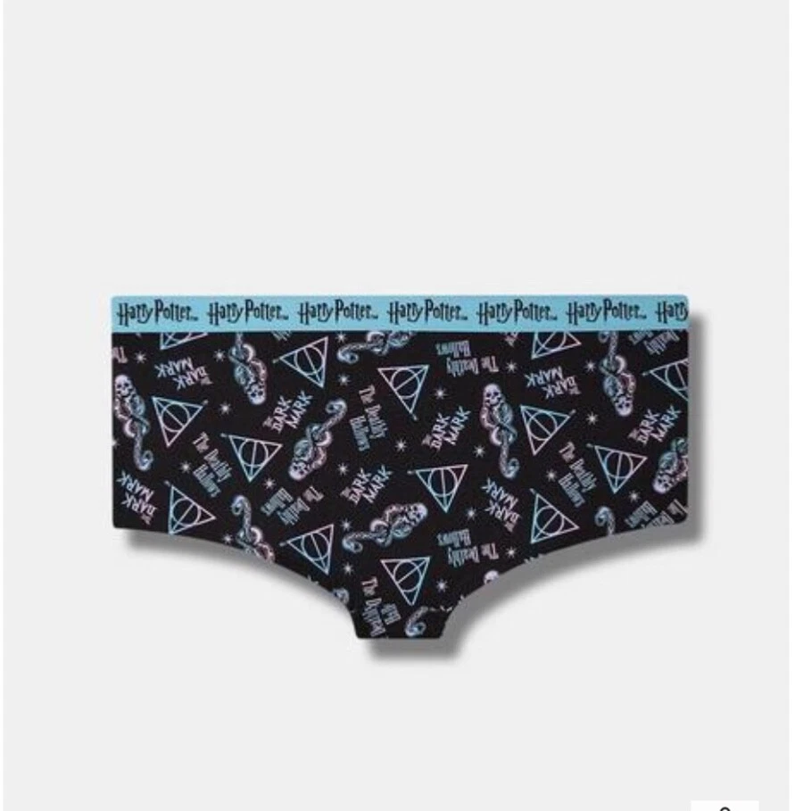 Panty corto de tiro medio de algodón Torrid Harry Potter talla grande 2 Foto 2 de 4