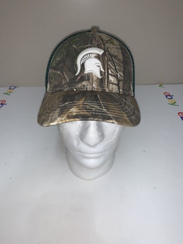 MSU Camo Mesh Baseball Hat Cap 