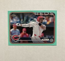 Tony Kemp 2024 Topps Update Aqua Fanatics Box Exclusive Parallel #US251 Reds
