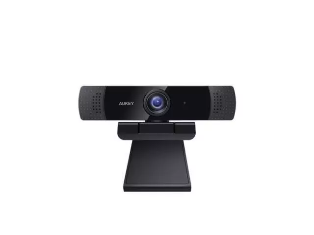AUKEY 1080P Webcam w Dual Noise Reduction Stereo Microphones