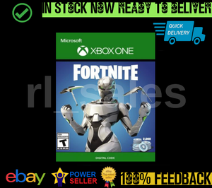Details About Xbox One Fortnite Eon Cosmetic Skin Set 2000 Vbucks Save The World Mode - 