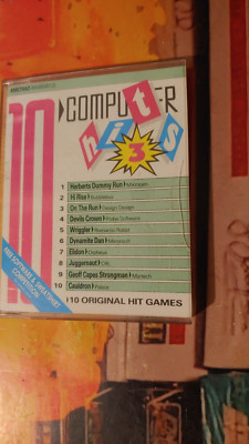 10 Computer Hits 3 (1987) Amstrad CPC (2 Tapes, Manual, Box) working 8-bit CIB