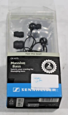 Sennheiser Headphones CX475 USED working Boxed inc VAT Premium In Ear