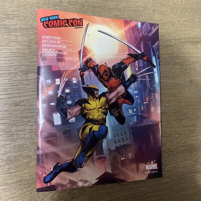 *OFFICIAL* 2024 New York Comic Con Program Guide Deadpool Wolverine Cover NYCC