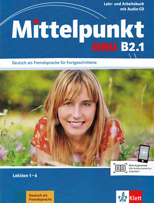 Klett MITTELPUNKT NEU B2.1 Lehr- und Arbeitsbuch mit Audio CD LEKTION 1-6 @NEW@